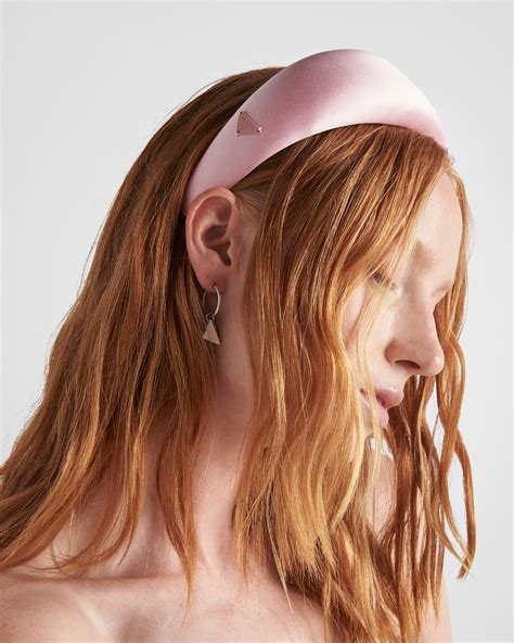 prada pink silk headband|Prada headbands for women.